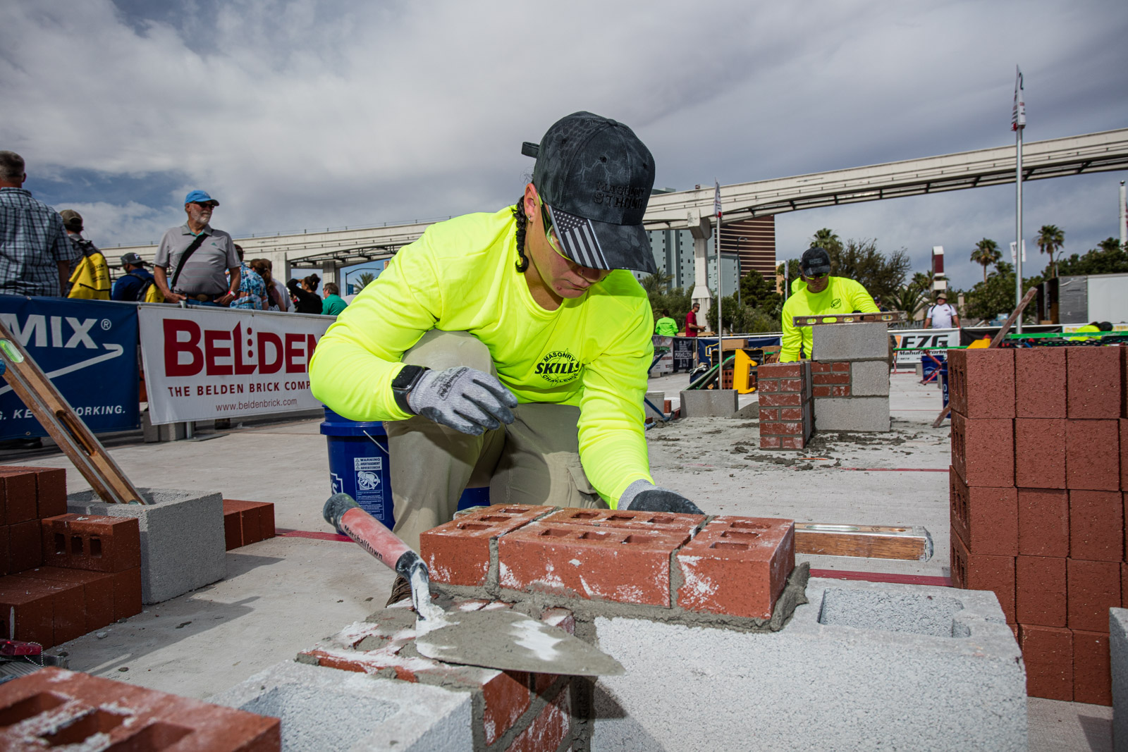 Masonry Skills Competition at the World of Concrete in Las Vegas