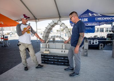 H&B during the world of concrete in las vegas 2021