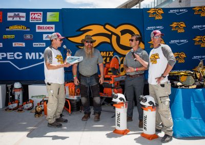 STIHL Sponsors of the 2021 SPECMIX BRICKLAYER 500 at the World of Concerete